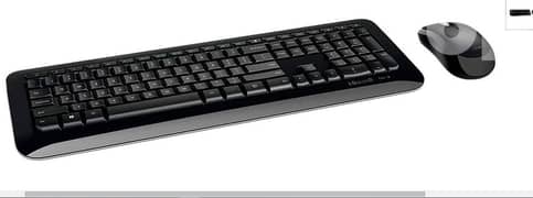 Microsoft Wireless Keyboard With Mouse For Pc & Laptop 0