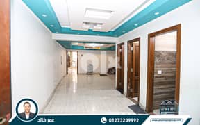 مكتب للإيجار في سموحة - 70 متر – فوزي معاذ - مرخص اداري 0
