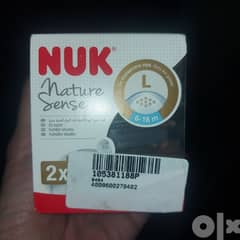 New Nuk nature sense teats (2 pieces) 0