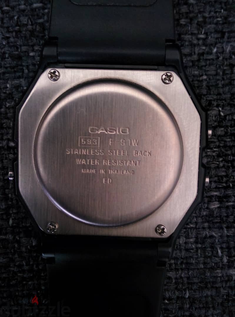 Original Casio Watch Black ساعة كاسيو أصلي 2