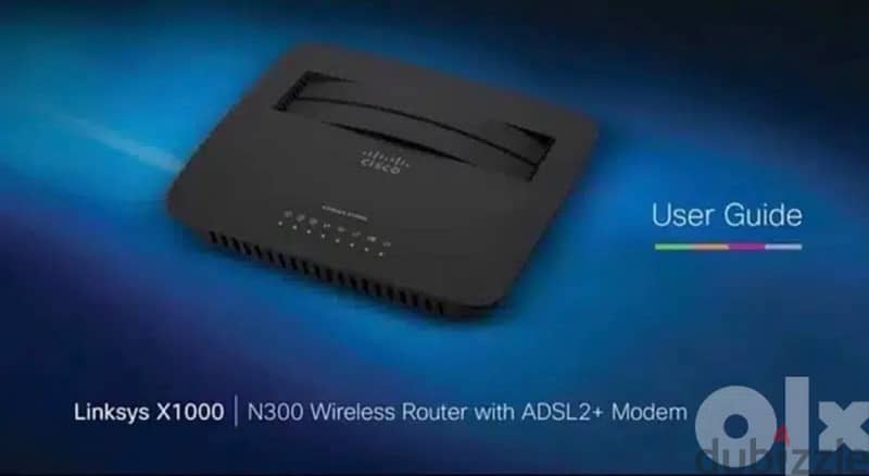 Linksys X1000 N300 Wireless Router ADSL2+ ipad iphone 1