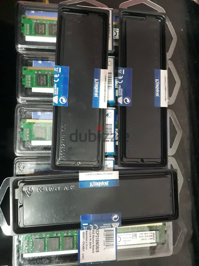 رامات الكينج ستون 8 جيجا ضمان5 سنين  DDR3 1600 7