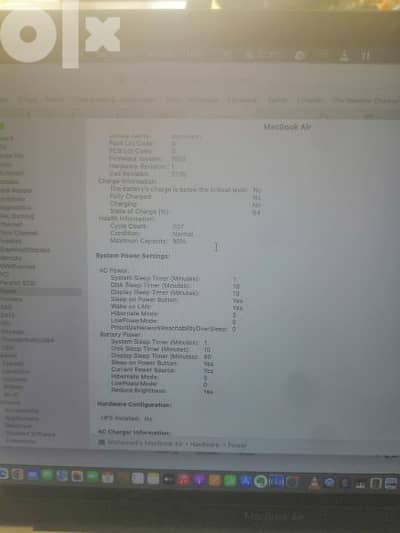 Macbook Air M1 2020, 256GB, 8CPU, 7 GPU, Battery 81%