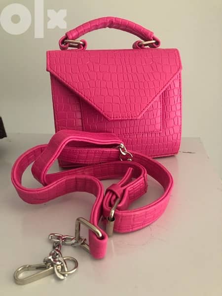 pink hand bag 1