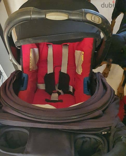 Britax complete travel system, includes stroller, carrycot & car seat 18