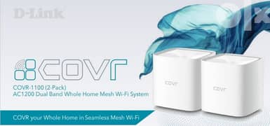 Smart Home D-Link COVR-1100 AC1200 Dual Band Mesh Wi-Fi Router 0
