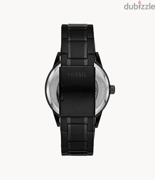 Fossil Flynn Automatic Black Stainless Steel Watch 6