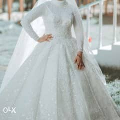 فستان زفاف ملكي للايجار ب٢٠٠٠ جنيه فقط بمناسبة عيد الأضحي المبارك 0