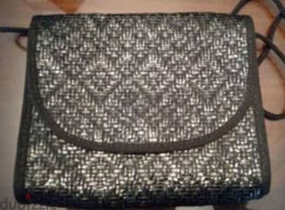 Small Hand Bag Black Made in Italy شنطة صغيرة لون اسود ايطالى