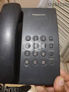 عدد تليفون عاديه بدون شاشه وبدون سبيكرفون باناسونيك KX-TS500 0