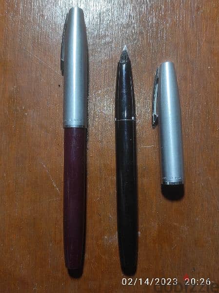 طقم أقلام باركر صناعه امريكيه +قلم ماركهpentel stylo Gold يابنى 2