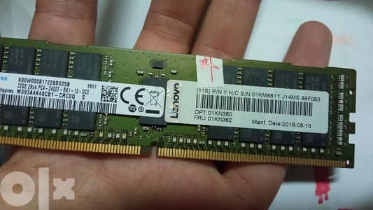 samsung M393A4K40CB1 -CRC0Q 32GB 2Rx4 2400T ddr4 ECC Registerd