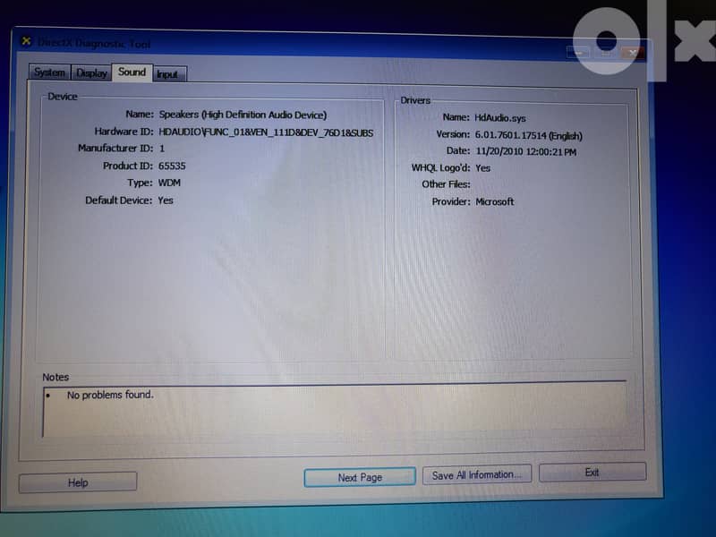 dell laptop intelRcore(TM) i5-2410m CPU@2.30GHz ram 4GB system 32BIT 8