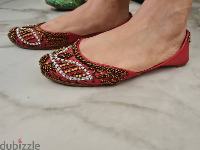 Indian traditional shoes/حذاء هندي تقليدى/جزمه 2