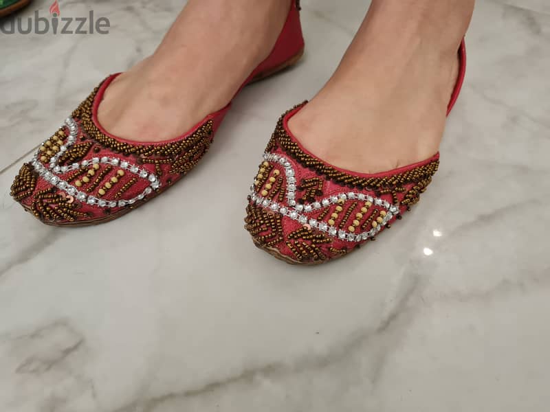Indian traditional shoes/حذاء هندي تقليدى/جزمه 3