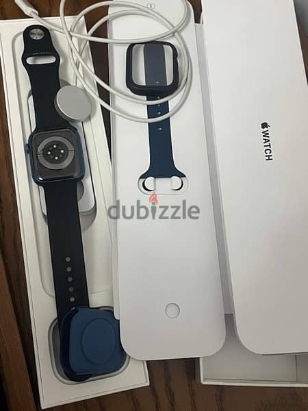 Apple watch 7 - 45 ml  - with box and all contents -  100% battery  - 7