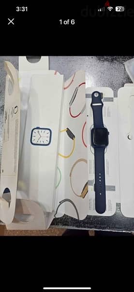 Apple watch 7 - 45 ml  - with box and all contents -  100% battery  - 13