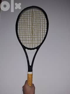 wilson pro staff black tennis raquet good condition 0