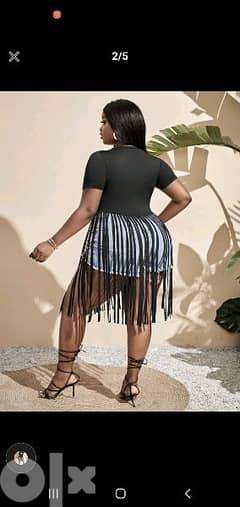 بودى بشارشيب مقاس لارج من شي ان shein body fringe large