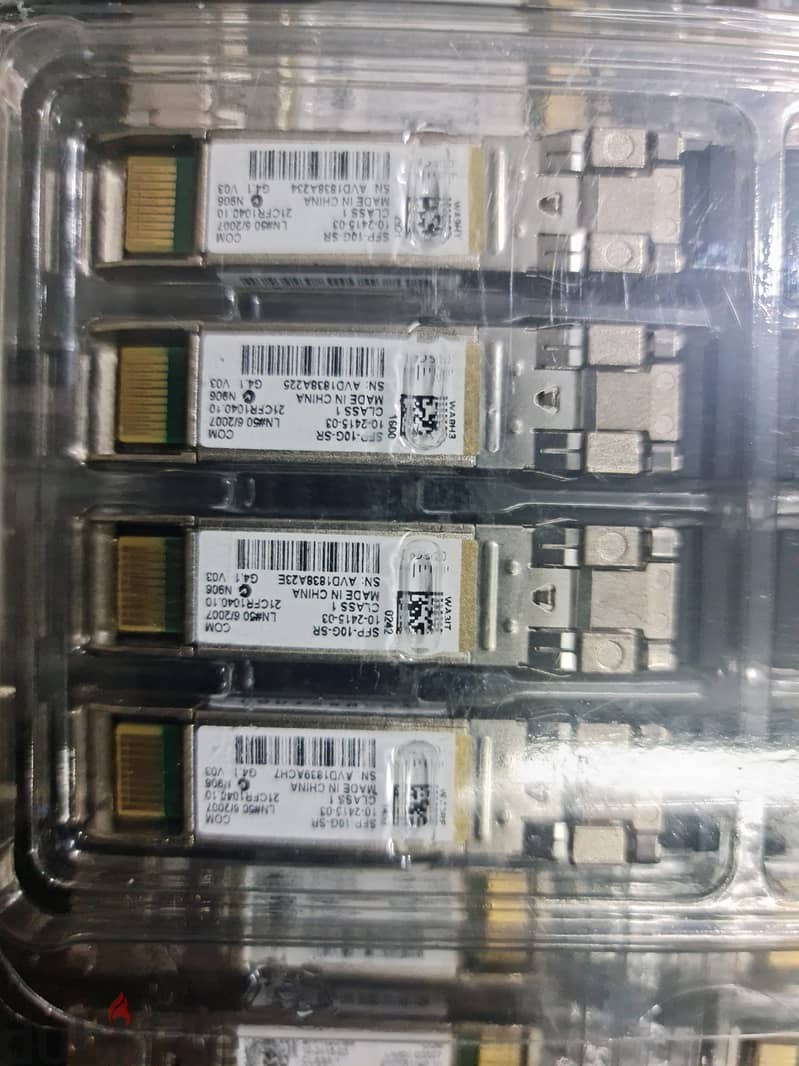 Cisco SFP-10G-LR & Cisco SFP-10G-SR  السعر فى التليفون فقط 5