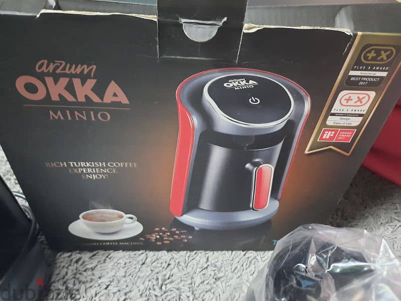 ماكينة تحضير القهوة التركي اورزم اوكا -اسود/نحاسي- اوك 004 2