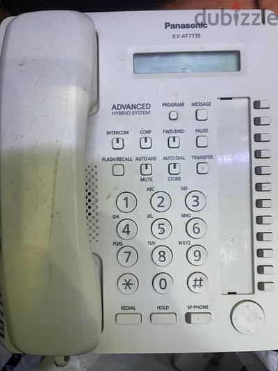 عده تليفون ماستر تعمل على جميع السنترلات ١٢ خط موديل kx-7730