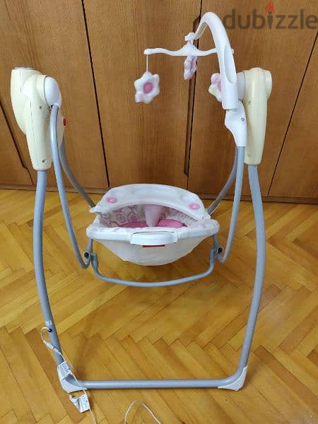 Graco electric baby swing 3