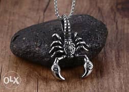 Scorpion titanium necklace 0