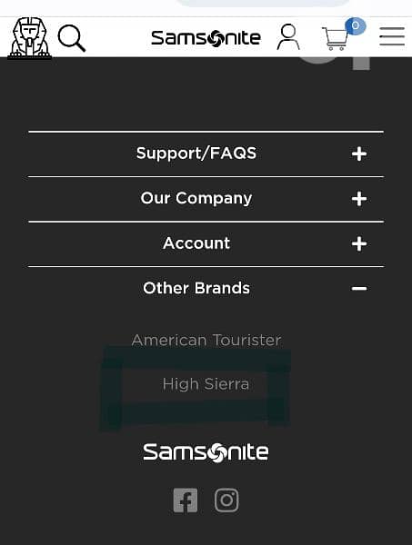 شنطة   Samsonite brand شنطه high sierra 8