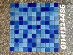crystal mosaic mix blue for pool