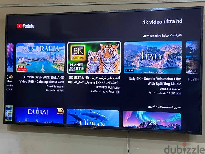 ( ل جى 49"4k /UHD اسمارت/رسيفر داخلى  2020بكل مشتملاتها الكارتونه بلفل 11