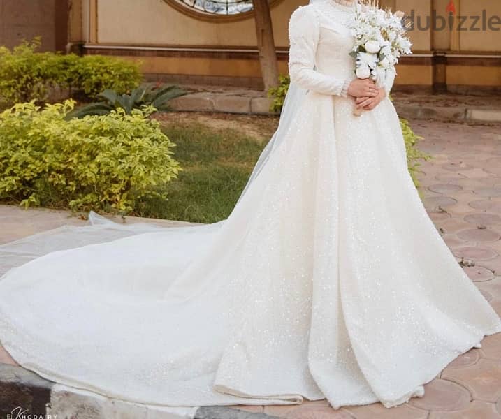 Customized wedding dress - فستان فرح تفصيل خاص 2