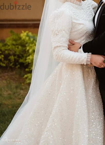 Customized wedding dress - فستان فرح تفصيل خاص 4