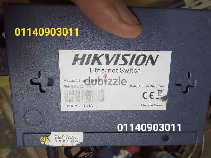 سويتش hikvision مستعمل وارد اوربي 1
