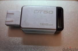 Kingston 128 GB usb 3.1 Flash drive model DT50 0