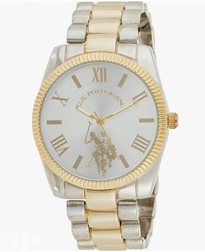 U. S. POLO ASSN. CLASSIC MASCULINO TWO-TONE WATCH