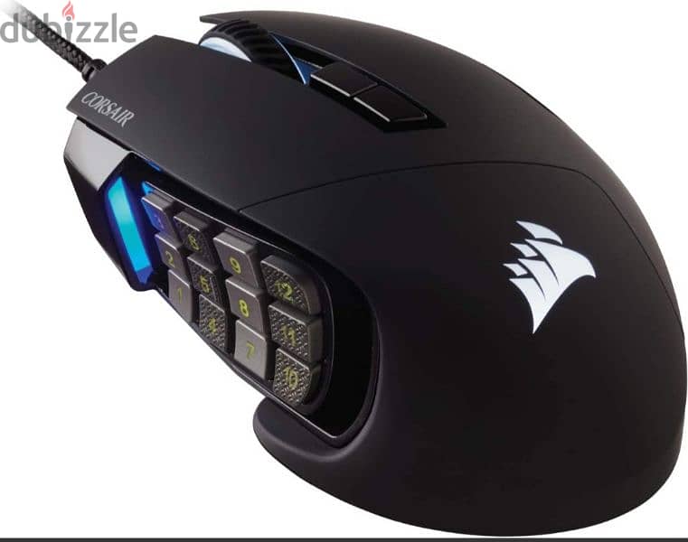 ماوس كورسير corsair scimitar mmo gaming mouse 0