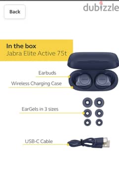 Jabra Elite Active 75t true wireless earbuds are engineered for secure