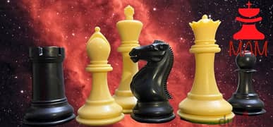 Staunton American chess pieces شطرنج ستانتون