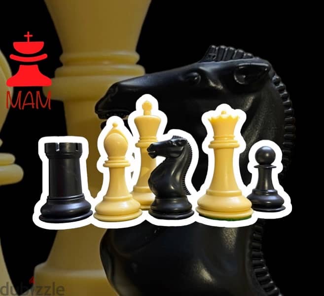 Staunton American chess pieces شطرنج ستانتون 2