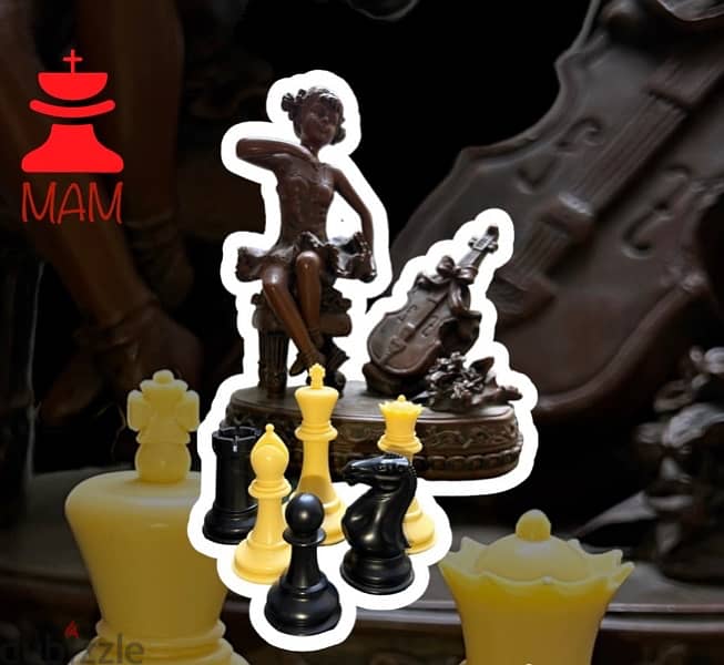 Staunton American chess pieces شطرنج ستانتون 6