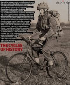 دراجة أثرية قابلة للطي استخدمها البريطانيون فى الحرب العالمية الثانية