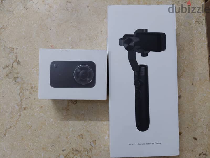 Mi Camera Action Camera 4K WIFI with Gimbalكاميرا شاومى اكشن مع الحامل 1