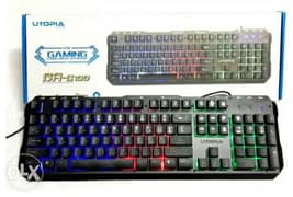 BA-G100 metal mechanical gaming keyboard 104 keys 0