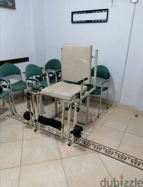 كرسي تمرينات العضله الرباعية quadriceps table, chair 2