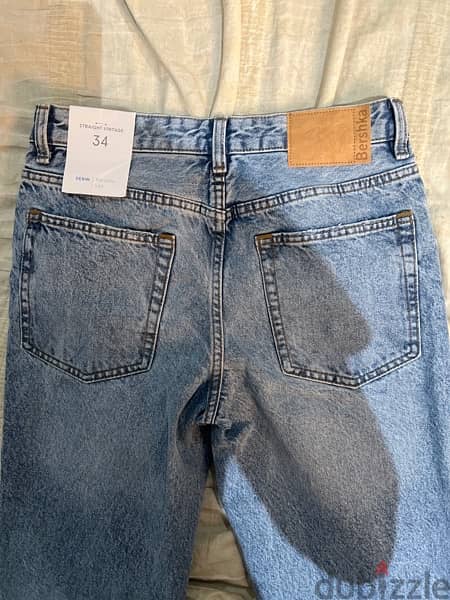 Bershka Straight Vintage Jeans بريشكا جينز مقاس اصلي ٢٨ 3
