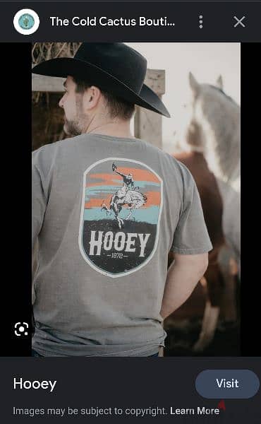 Hooey Cow Boy T shirt Original تي شيرت 4