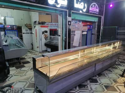 ثلاجات استراد ايطالي ٢ متر ومتر ونص
