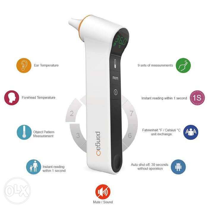 Pangao High accuracy noncontact forehead Infrared Digital Basal Thermo 1