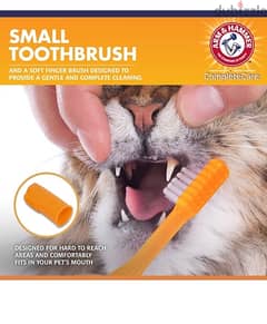 Cat Toothpaste, Cat Toothbrush, and Rubber Finger Brush for Cats care 0